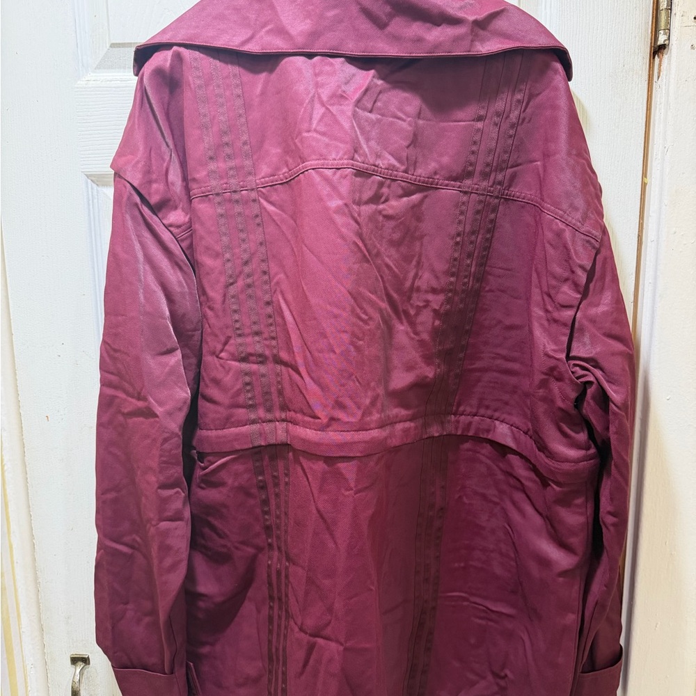 IVY PARK X ADIDAS Men's Deep Red Military Jacket - Picture 2 of 5